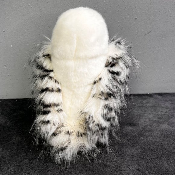 Douglas Wizard Snowy Owl Plush Stuffed Animal 2022 Realistic 8 inch White - Picture 4 of 8